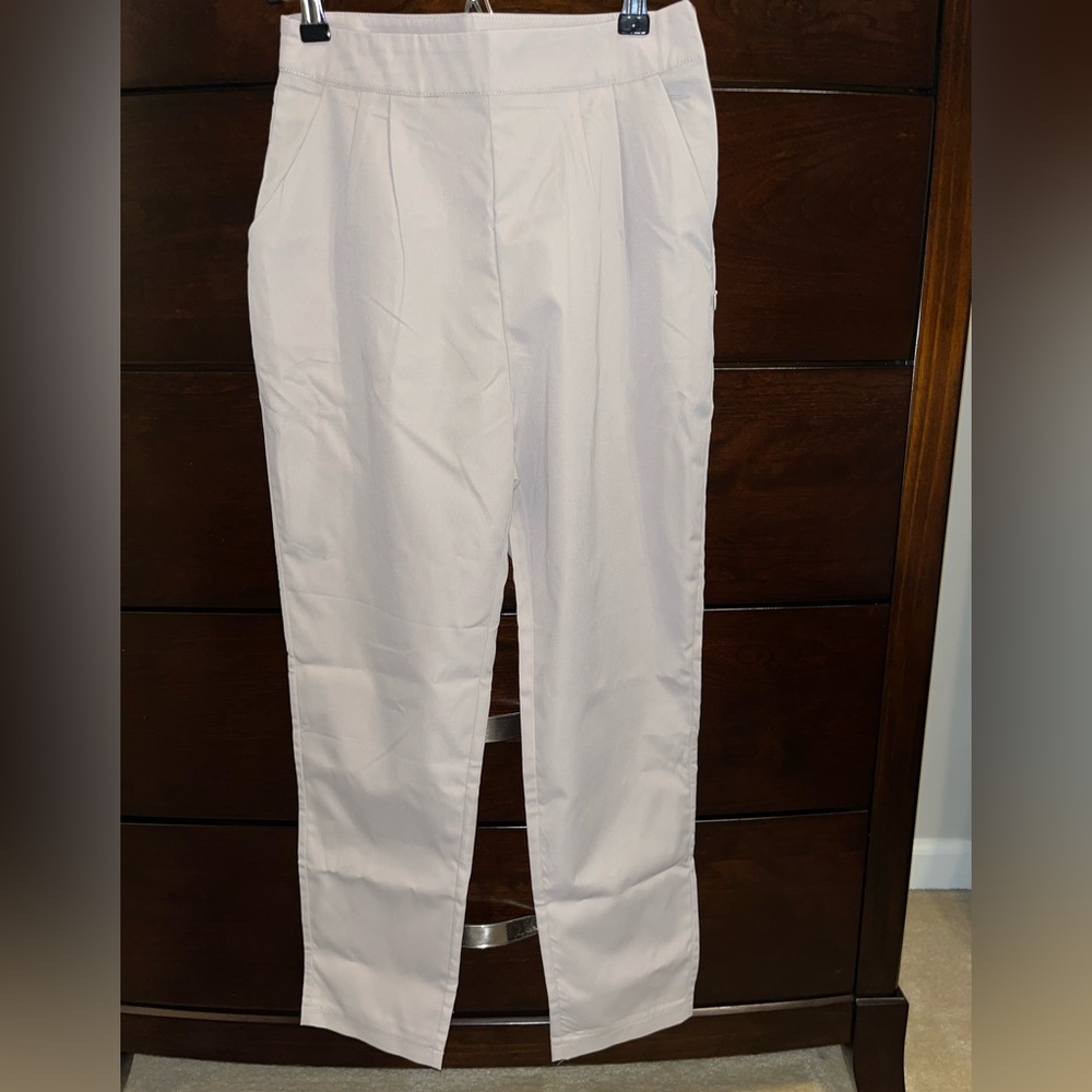 Tan Ankle Pants